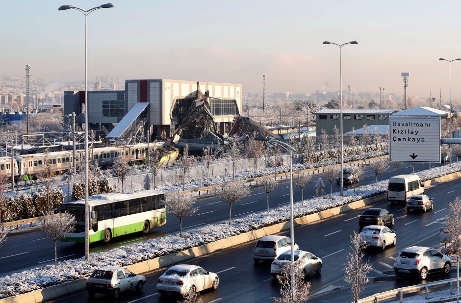 Ankaroje per traukinio avariją žuvo devyni žmonės