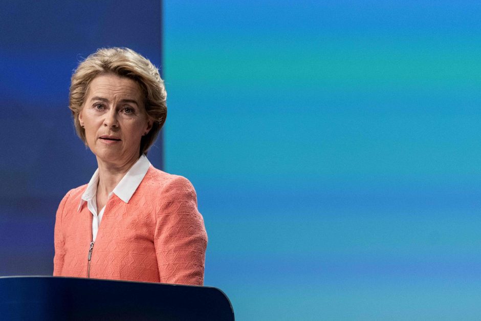 U. von der Leyen pristatė naująją Europos Komisiją