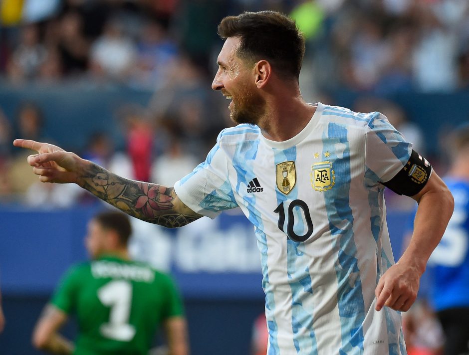 L. Messi prieš Estiją – 5:0