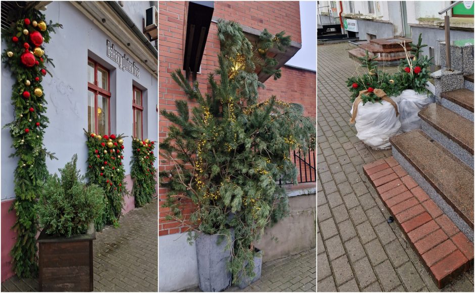 Uostamiestyje Kalėdų puošmenos užsiliko?