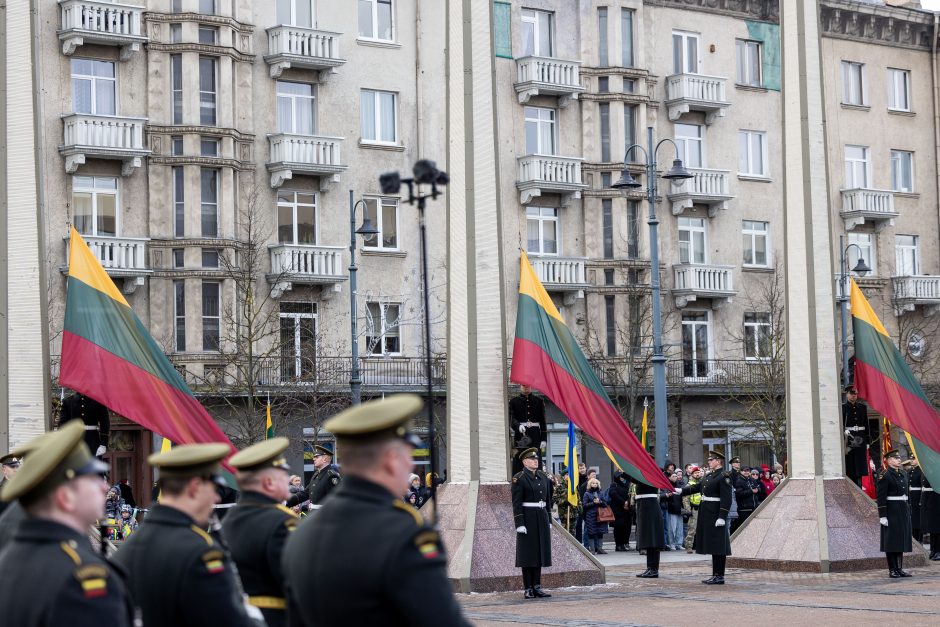 Iškilminga valstybės vėliavos pakėlimo ceremonija