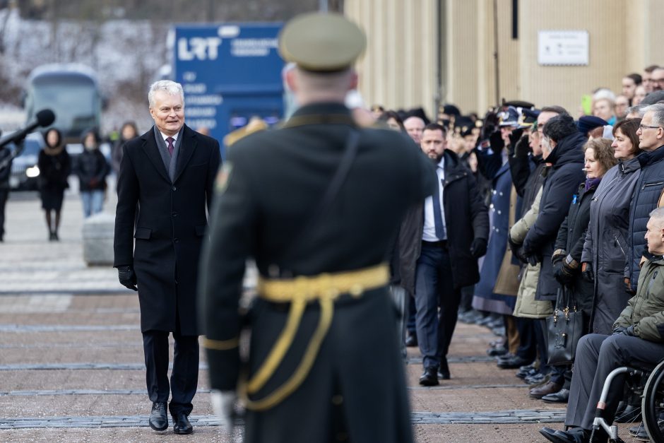 Iškilminga valstybės vėliavos pakėlimo ceremonija