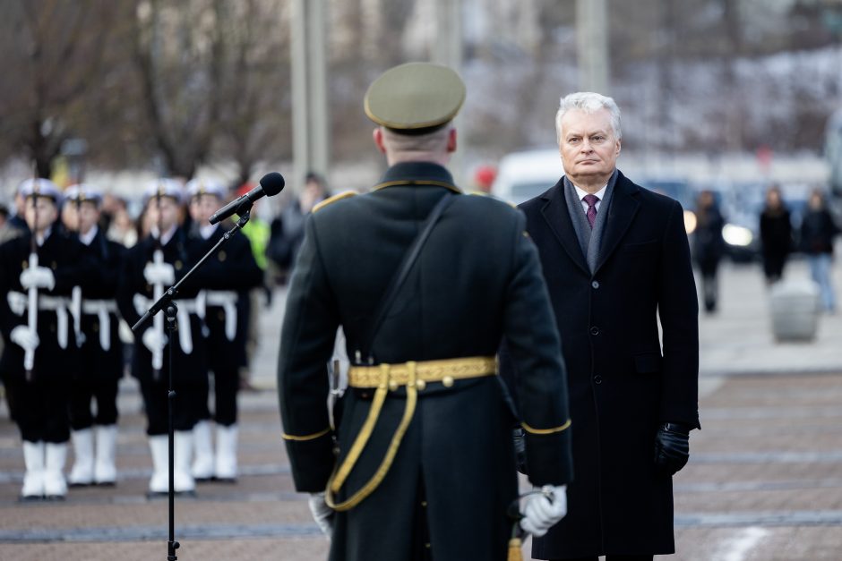 Iškilminga valstybės vėliavos pakėlimo ceremonija