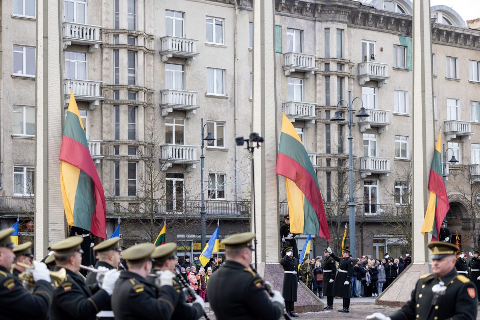 Iškilminga valstybės vėliavos pakėlimo ceremonija