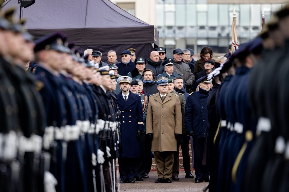 Iškilminga valstybės vėliavos pakėlimo ceremonija