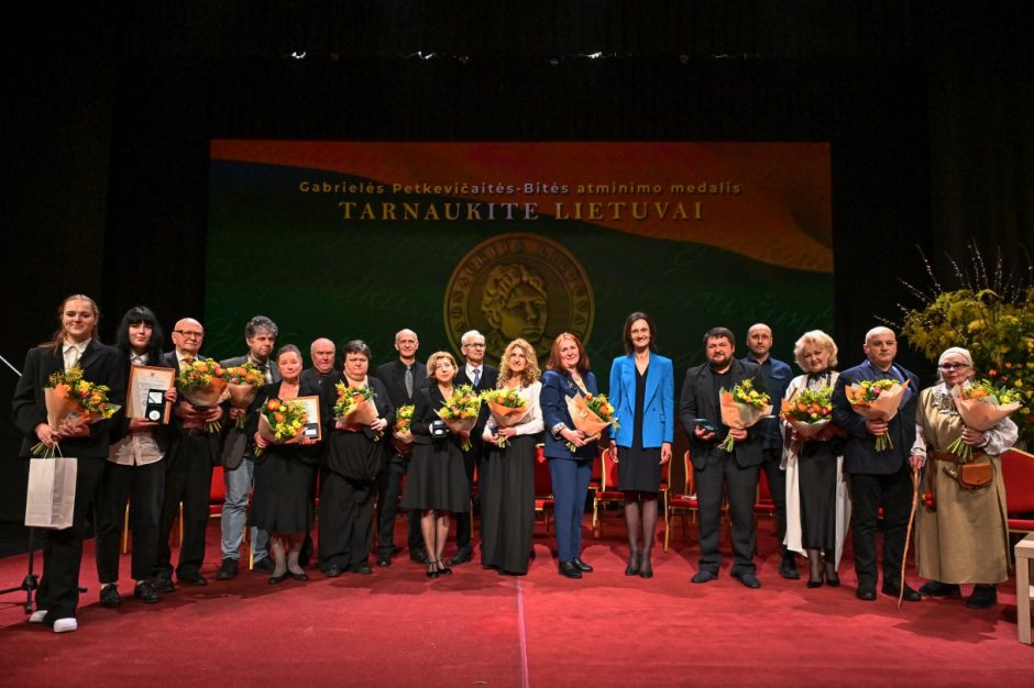 Panevėžyje įteikti G. Petkevičaitės-Bitės atminimo medaliai „Tarnaukite Lietuvai“