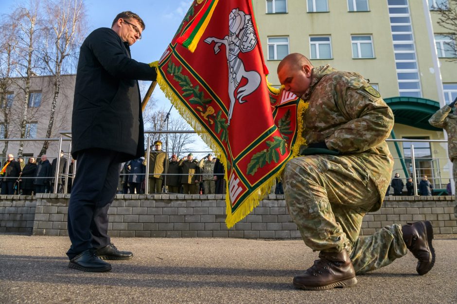 Generolo Jono Žemaičio Lietuvos karo akademijai vadovaus pulkininkas R. Dumbliauskas