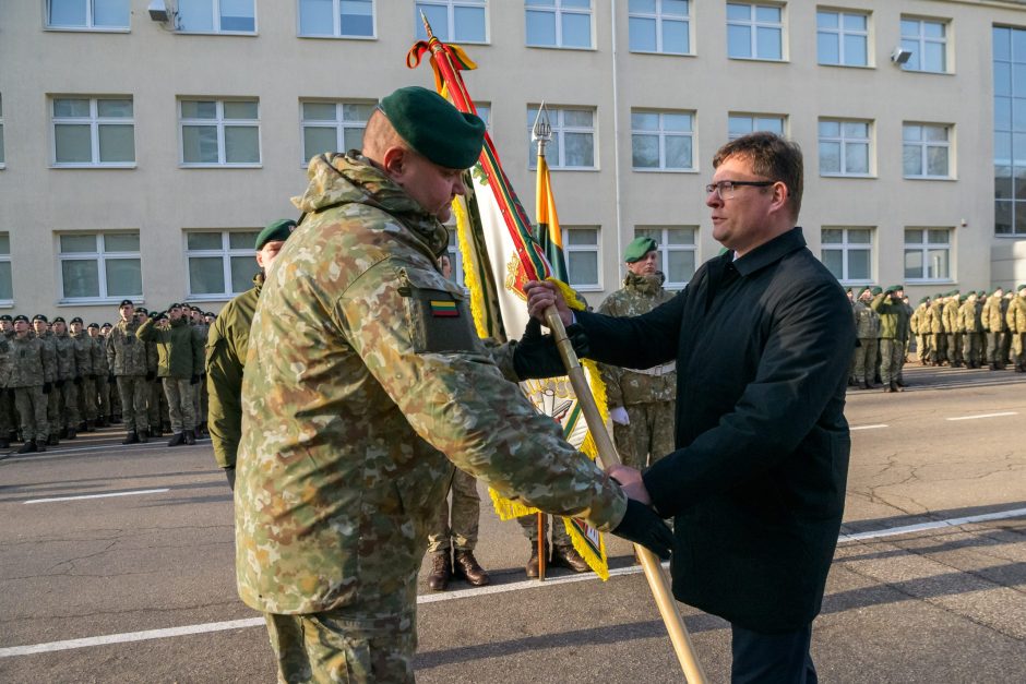 Generolo Jono Žemaičio Lietuvos karo akademijai vadovaus pulkininkas R. Dumbliauskas