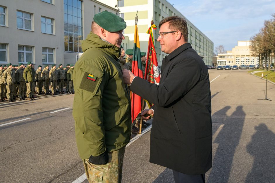 Generolo Jono Žemaičio Lietuvos karo akademijai vadovaus pulkininkas R. Dumbliauskas