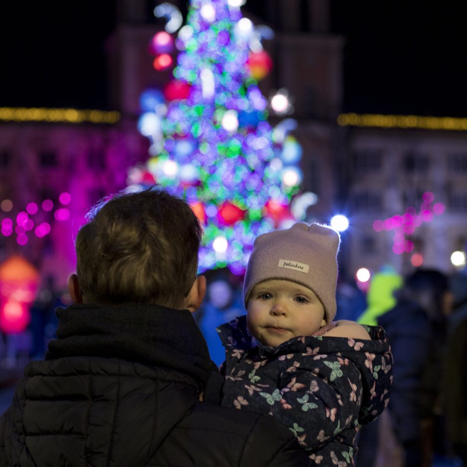 Vilniečių šeima aplankė daugiau nei 40 Lietuvos kalėdinių eglių