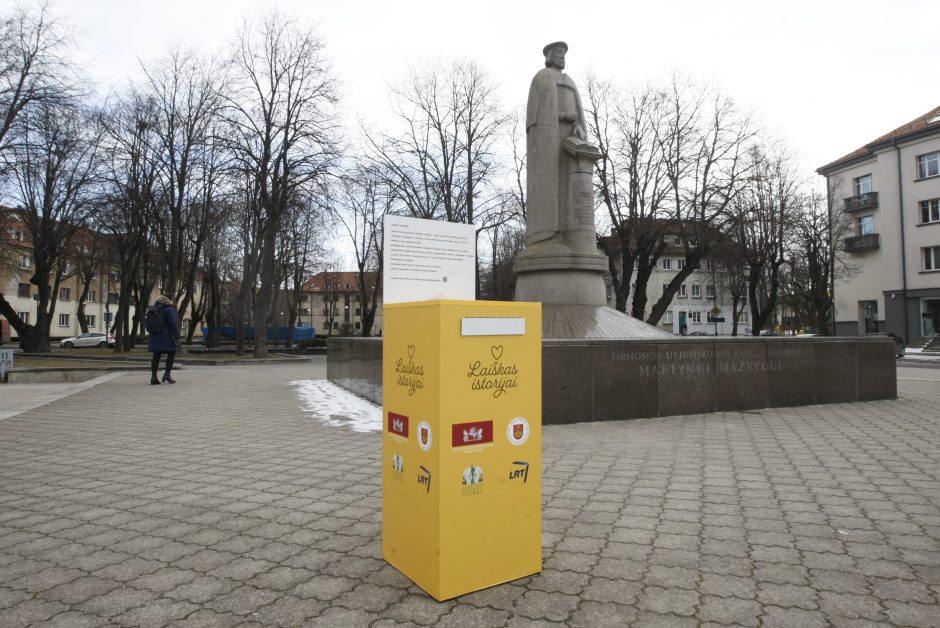 „Laiškas istorijai“: daugiausia klaipėdiečių laiškų sulaukė M. Mažvydas