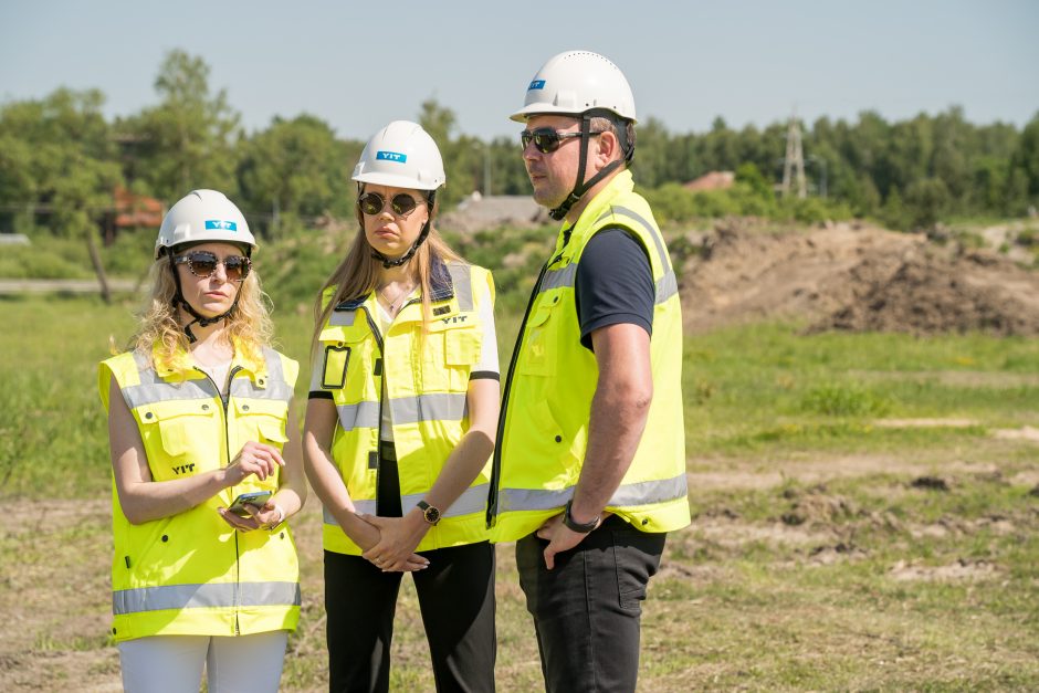 Verslo miestelio „Urban HUB“ statybų pradžią paskelbė įkurdinta bičių bendruomenė