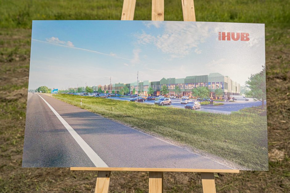 Verslo miestelio „Urban HUB“ statybų pradžią paskelbė įkurdinta bičių bendruomenė