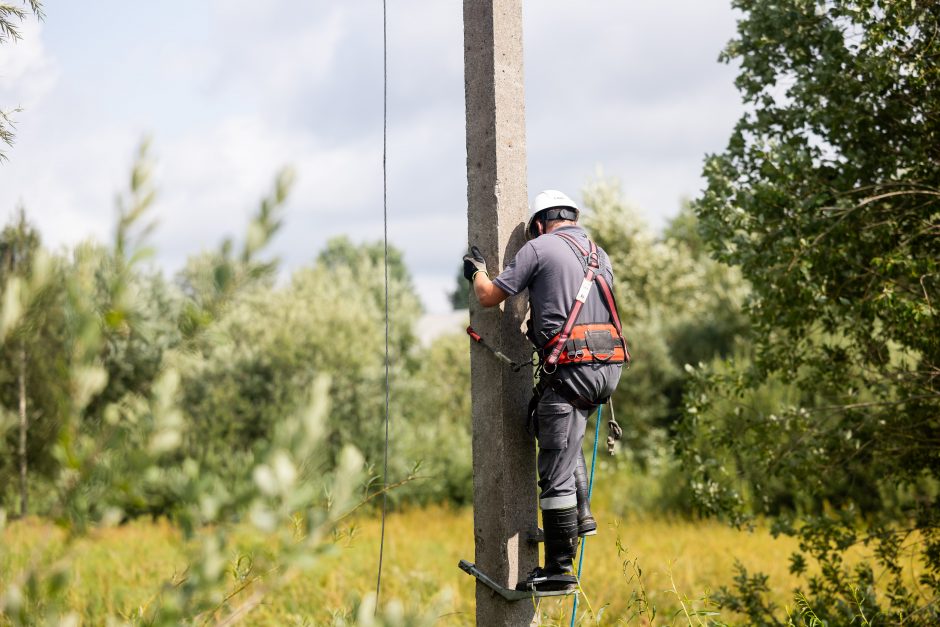 ESO vadovas: artimiausiomis dienomis tūkstančiai gyventojų dar neturės elektros