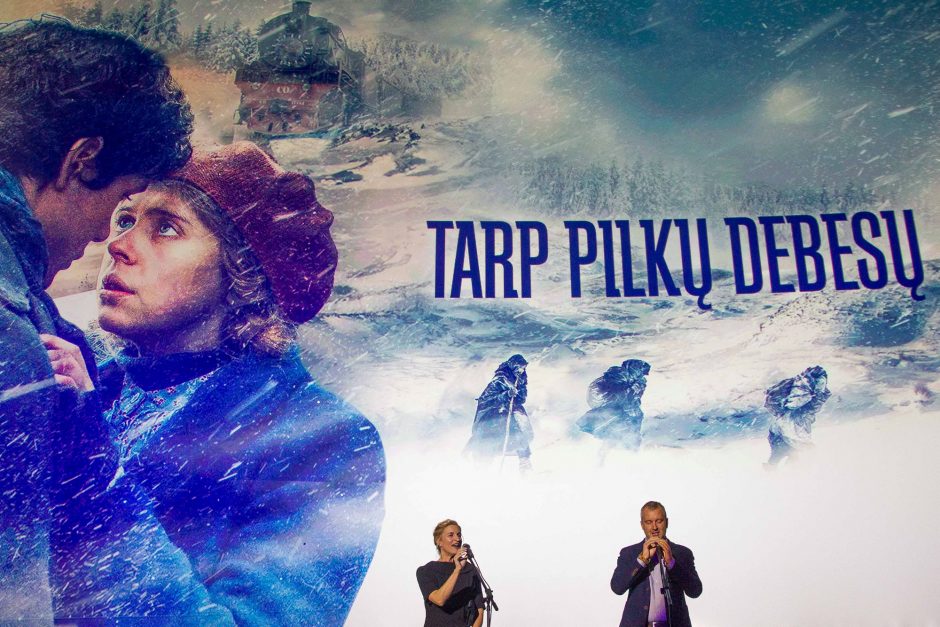 Filmo „Tarp pilkų debesų“ premjeroje – žinomi žmonės