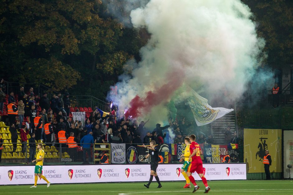 Tautų lygoje – apmaudus Lietuvos futbolininkų pralaimėjimas Rumunijai