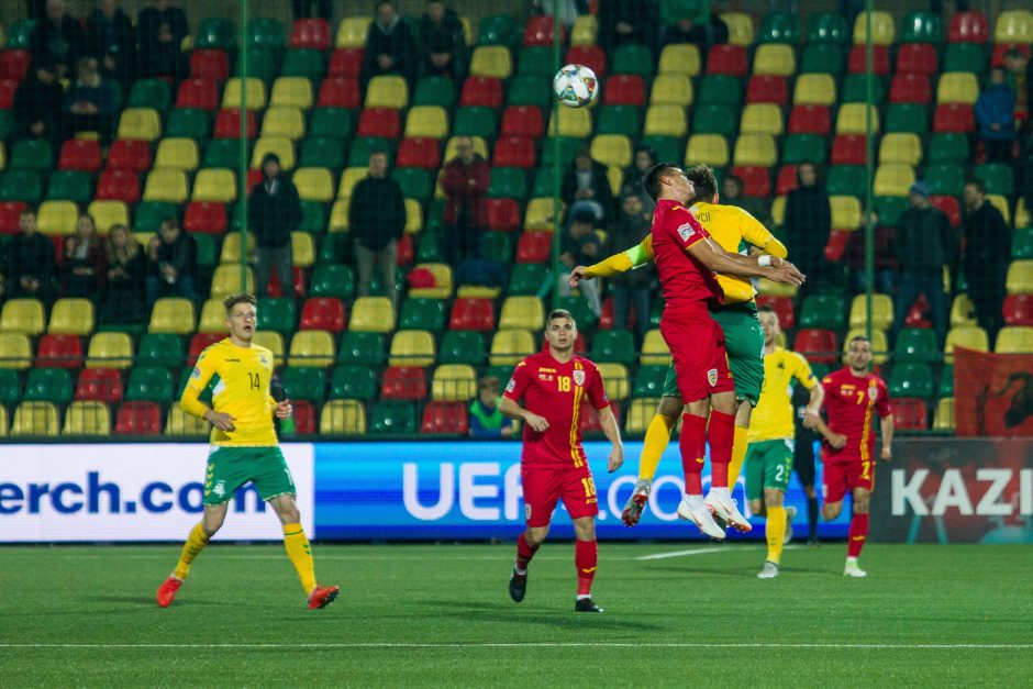 Tautų lygoje – apmaudus Lietuvos futbolininkų pralaimėjimas Rumunijai