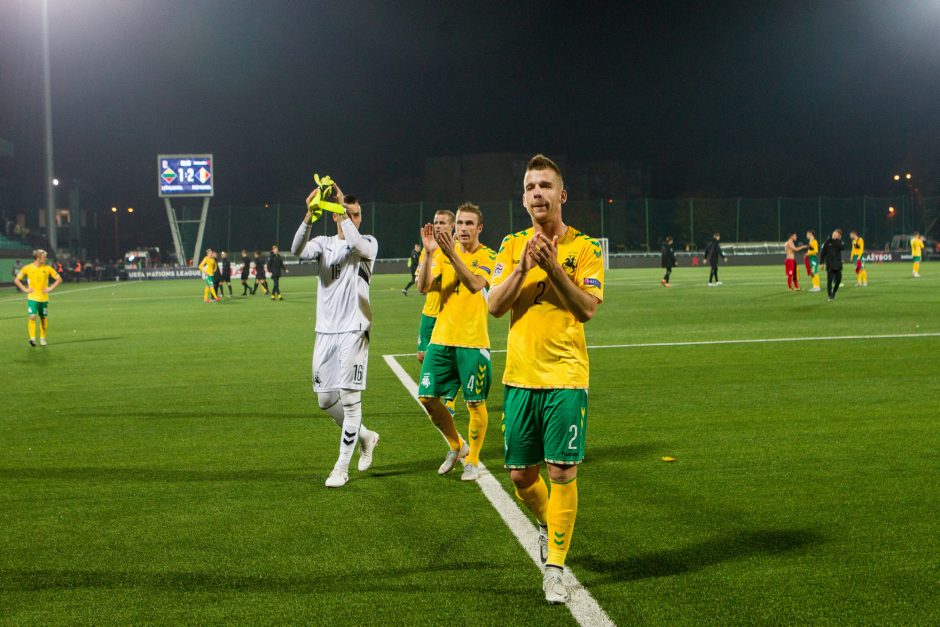 Tautų lygoje – apmaudus Lietuvos futbolininkų pralaimėjimas Rumunijai