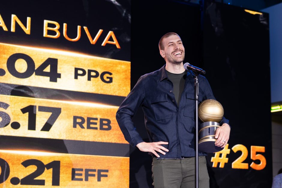 „Betsafe-LKL“ apdovanojimai: finalo serijos MVP – A. Butkevičius, metų treneris – G. Žibėnas