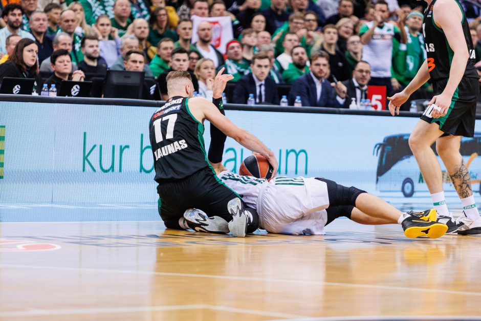  			 Serija namuose – baigta: tragiškai mačą pradėjęs „Žalgiris krito prieš PAO