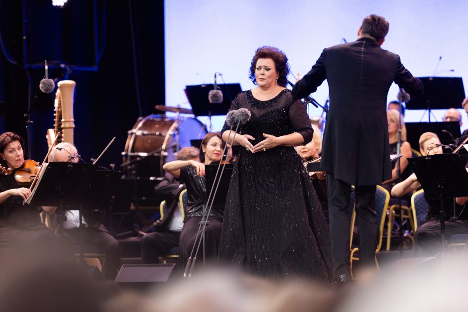 Festivalio „Midsummer Vilnius“ atidarymo koncerte triumfavo operos superžvaigždė V. Urmana