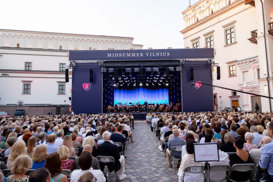 Festivalio „Midsummer Vilnius“ atidarymo koncerte triumfavo operos superžvaigždė V. Urmana