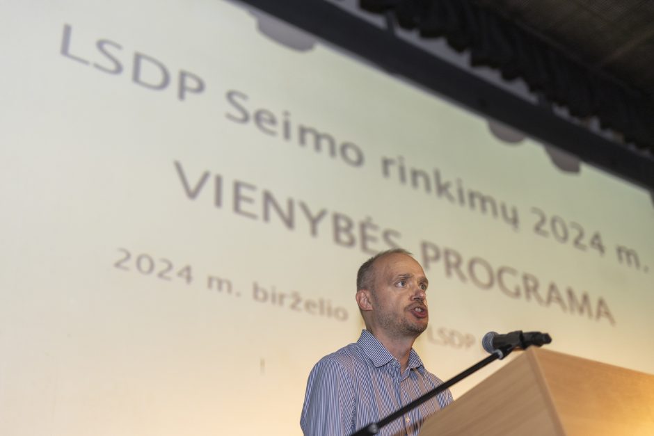 LSDP partijos konferencija Šventojoje