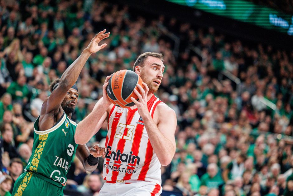 Eurolyga: Kauno „Žalgiris“ – Pirėjo „Olympiacos“ 85:92