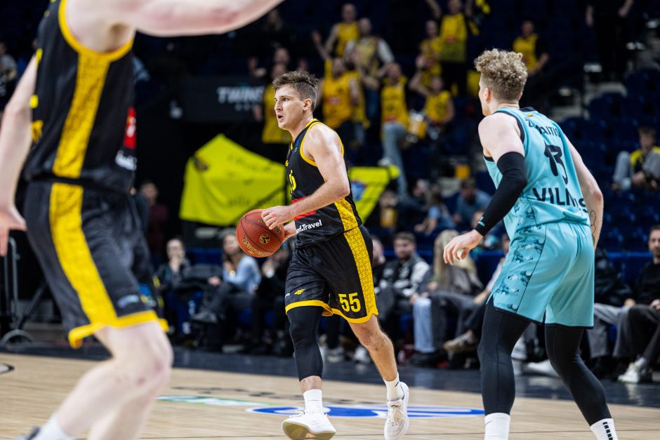 Europos taurė: Vilniaus „Wolves-Twinsbet“ – Sopoto „Trefl“ 74:97