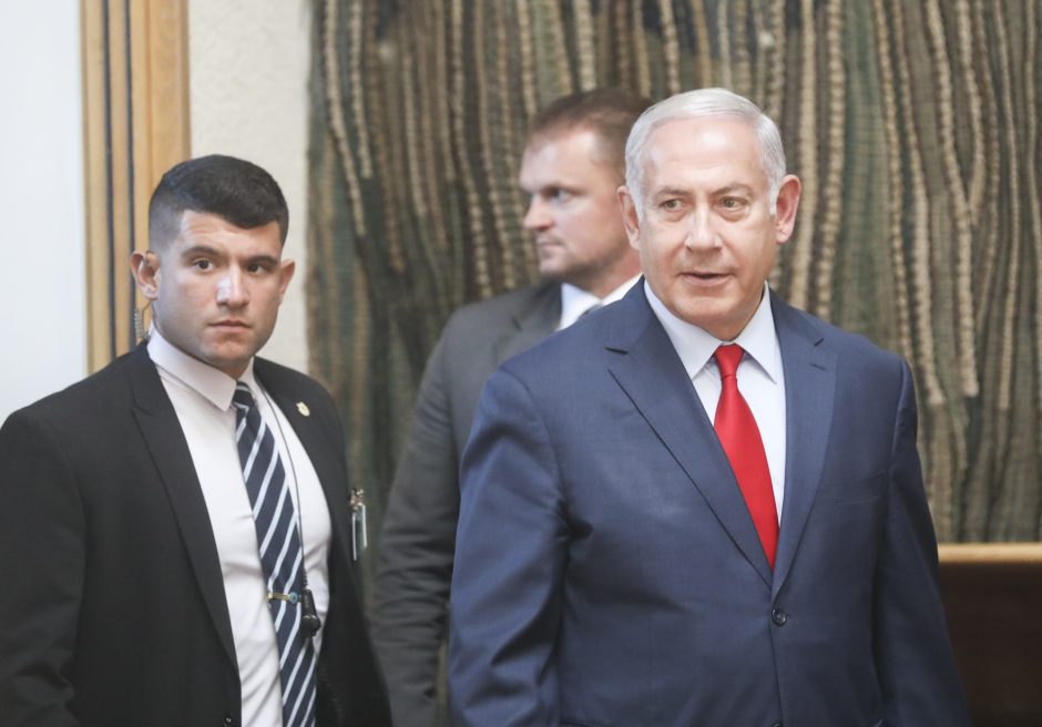 Istorinis vizitas: į Lietuvą atvyko Izraelio premjeras B. Netanyahu