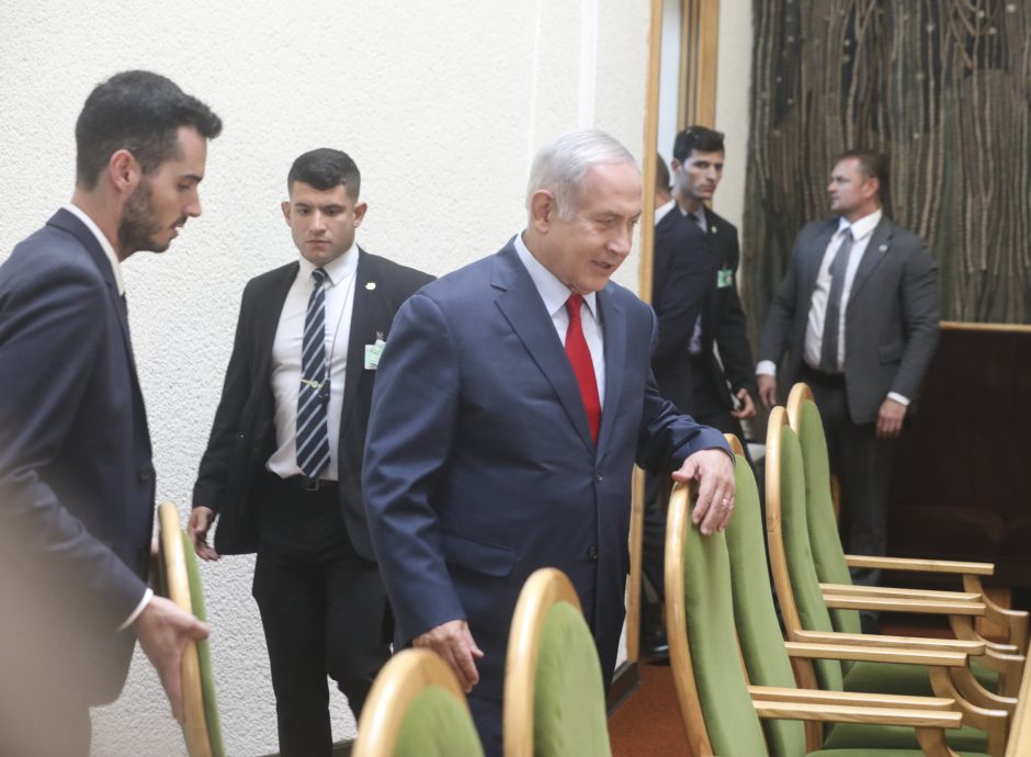 Istorinis vizitas: į Lietuvą atvyko Izraelio premjeras B. Netanyahu