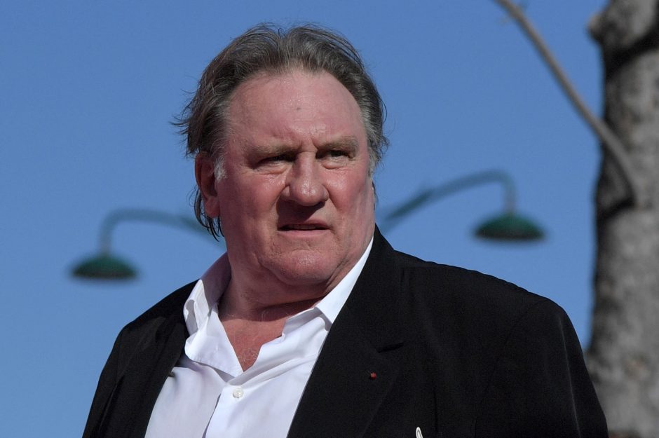 G. Depardieu teismas dėl lytinių nusikaltimų atidėtas iki kovo