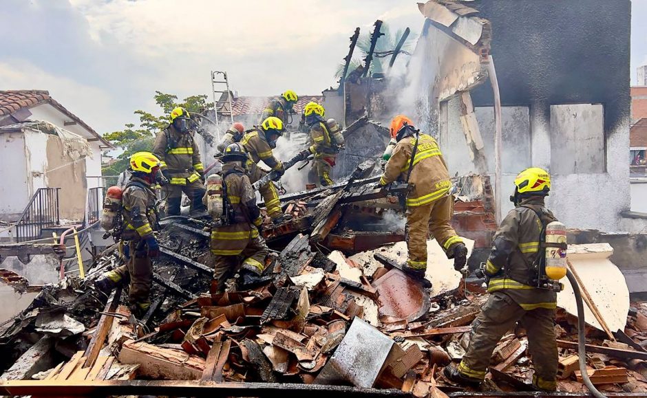 Kolumbijoje nukritus lėktuvui žuvo aštuoni žmonės