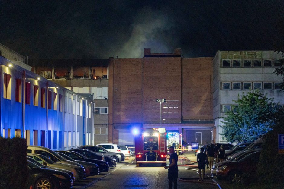 Didelis gaisras Kaune: įvardijo daugiau detalių