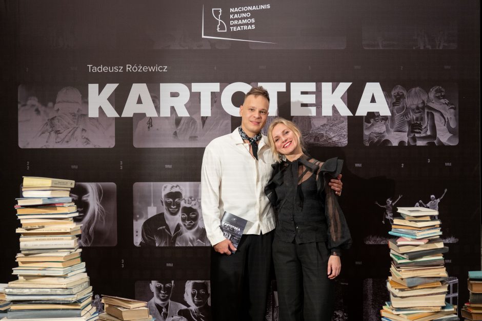 Į Nacionalinio Kauno dramos teatro premjerą „Kartoteka“ atvyko kultūros atstovai ir politikai  