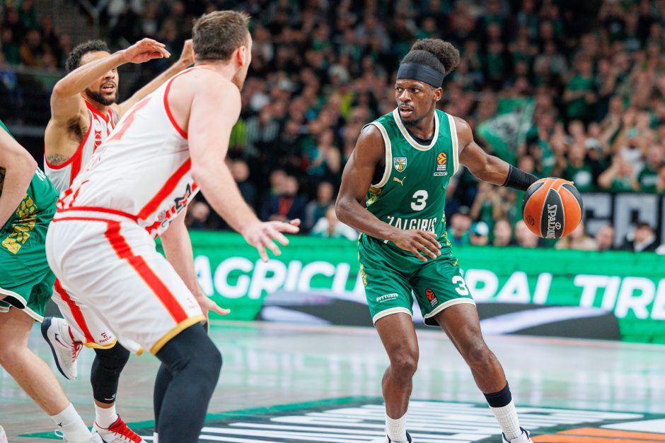 Ilgą laiką pirmavęs „Žalgiris“ nusileido „Olympiacos“ ekipai