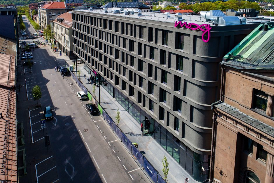 Kauno centre pabaigtas įrengti „Marriot“ grupės „Moxy“ viešbutis