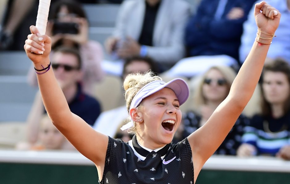 A. Anisimova tapo jauniausia „French Open“ ketvirtfinalio dalyve nuo 1998 metų