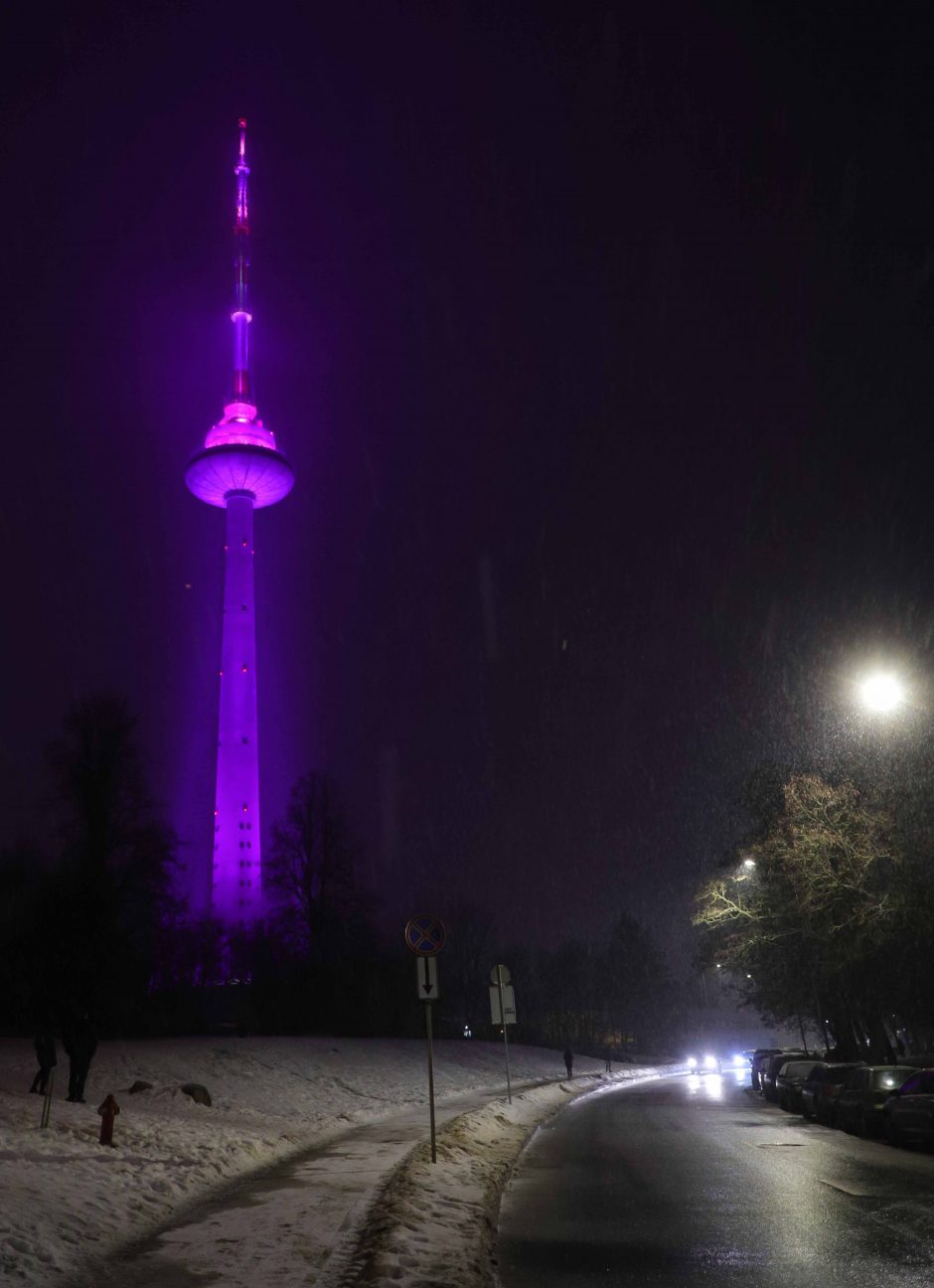 Vilnius švenčia miesto gimtadienį: šviečia TV bokštas, tiltai ir paminklai