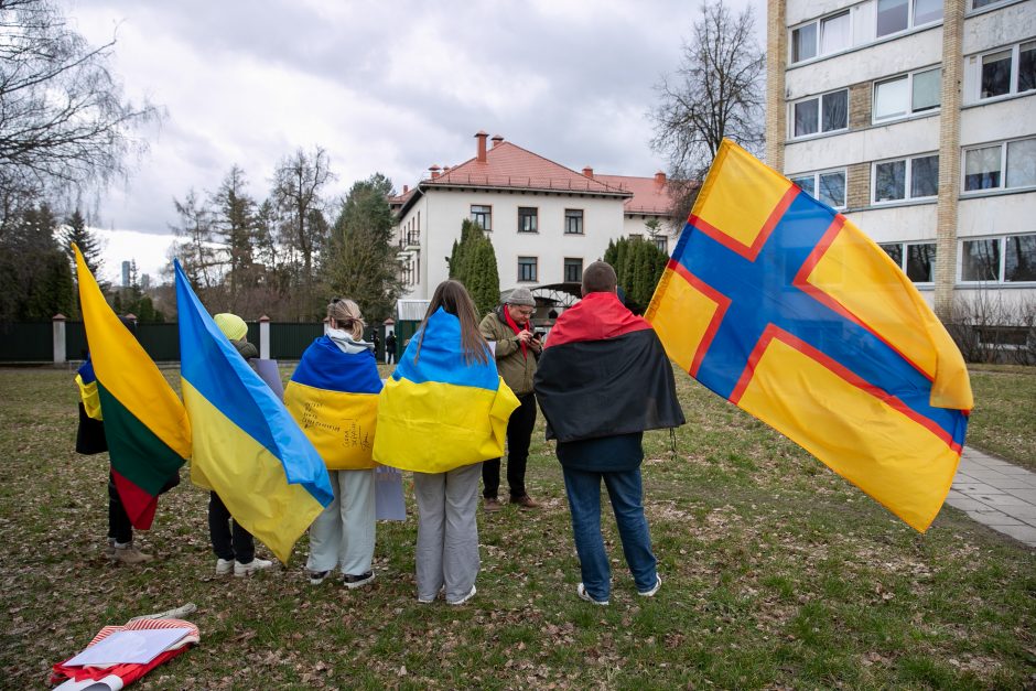 Rusijoje vykstant tariamiems prezidento rinkimams, Vilniuje – protestas prieš V. Putiną