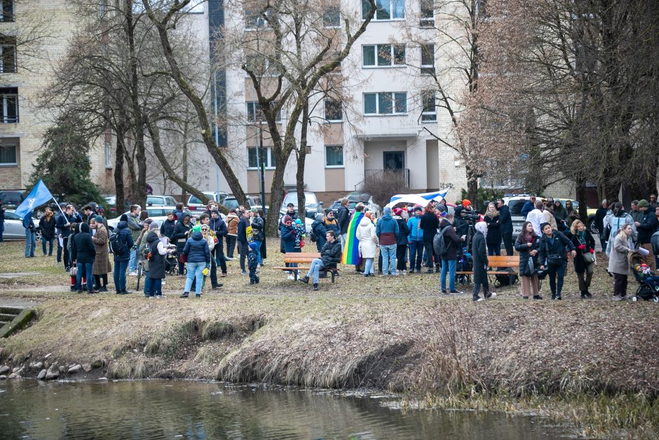 Rusijoje vykstant tariamiems prezidento rinkimams, Vilniuje – protestas prieš V. Putiną