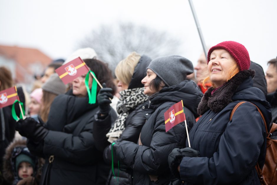 Vilniuje vyko tradicinė vėliavų pakėlimo ceremonija