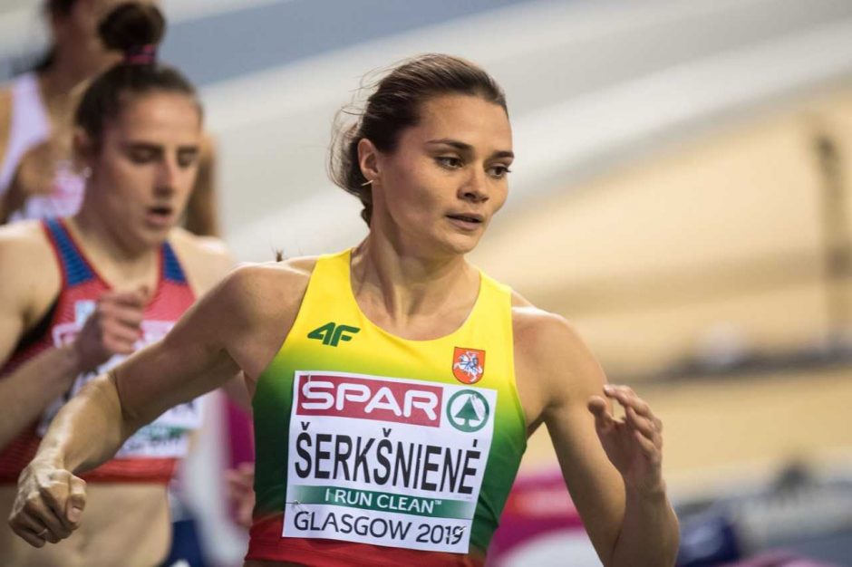 Lietuvos rekordą pagerinusi A. Šerkšnienė bėgs Europos čempionato finale