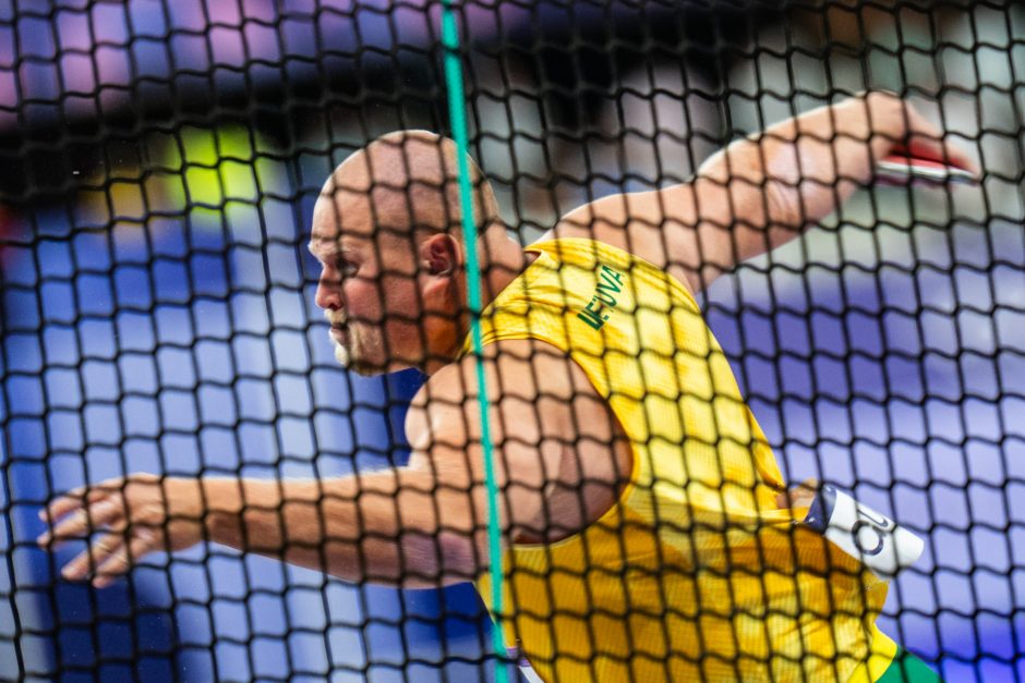 Olimpinį rekordą gerinusiam M. Aleknai – Paryžiaus žaidynių sidabras