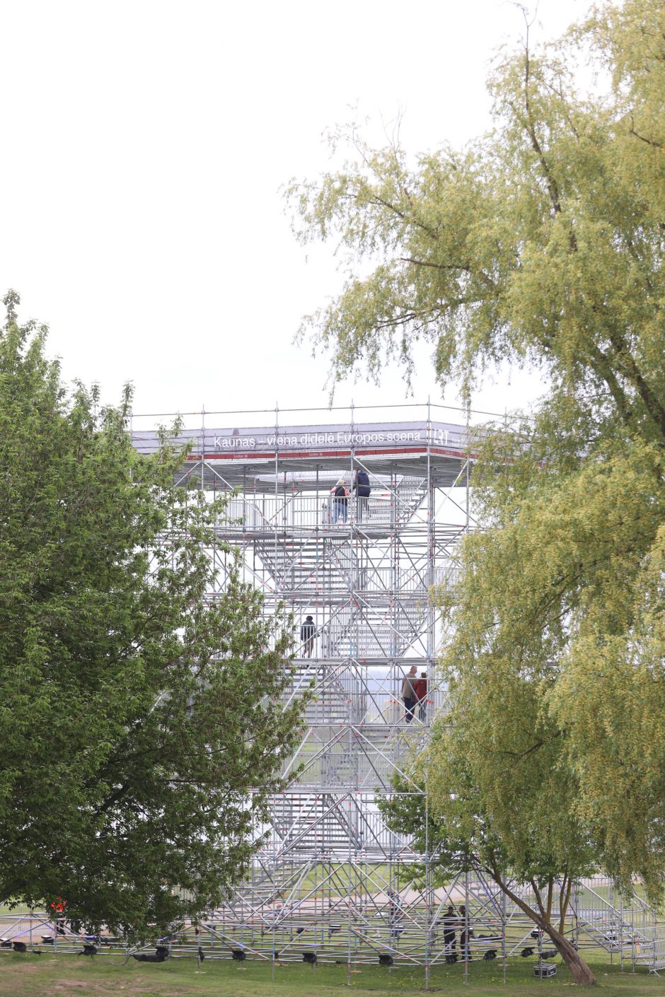 Santakos parke atvertas apžvalgos bokštas: upių vaizdas iš viršaus tiesiog kerintis