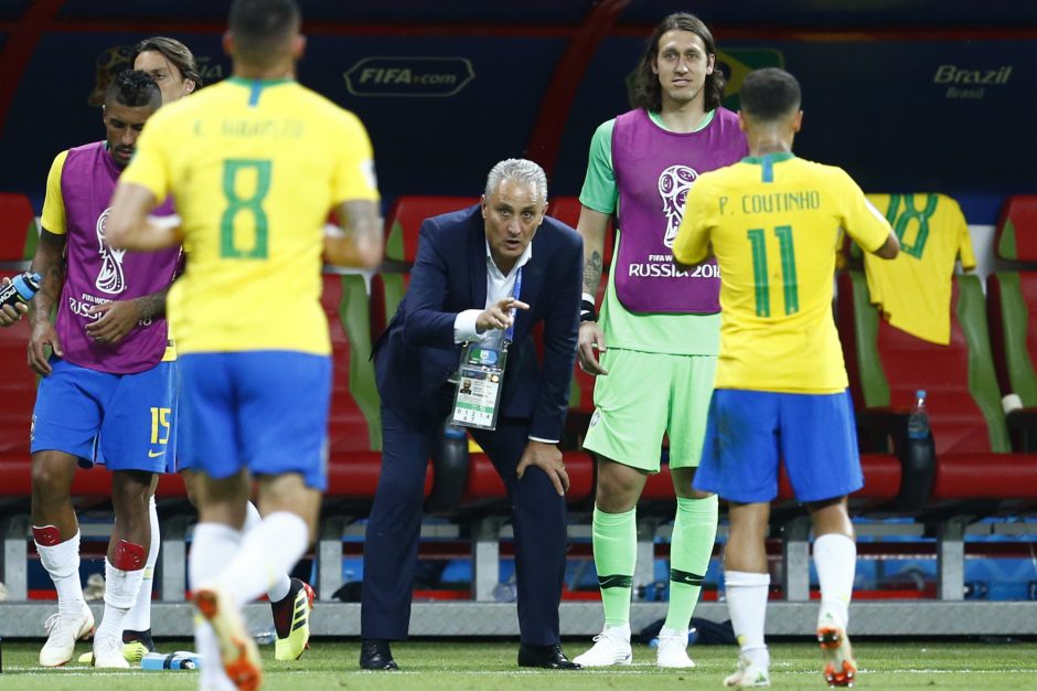 Belgijos futbolininkai įveikė brazilus ir pateko į čempionato pusfinalį