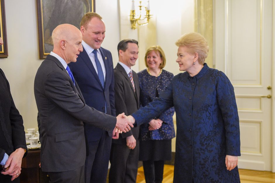 D. Grybauskaitė: Lietuvoje daugėja verslo investicijų iš JAV