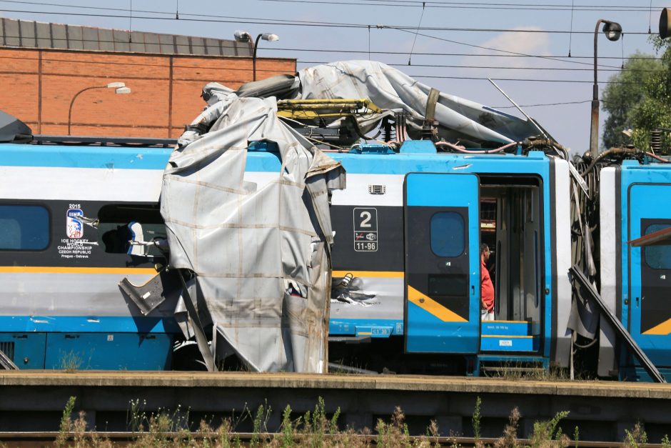 Čekijoje per traukinio avariją žuvo du žmonės