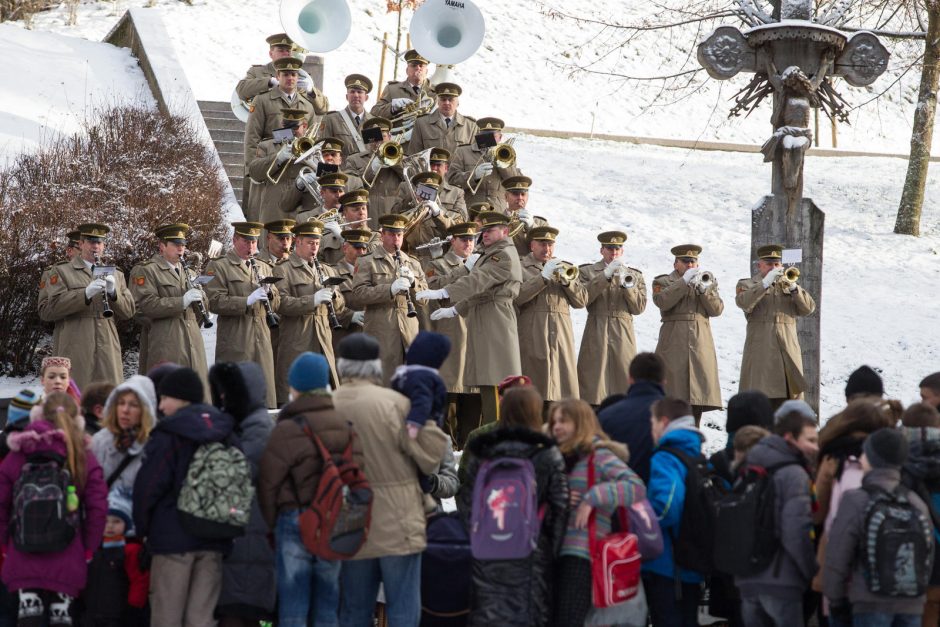 Antakalnio memoriale vyko Sausio 13-osios aukų pagerbimo ceremonija