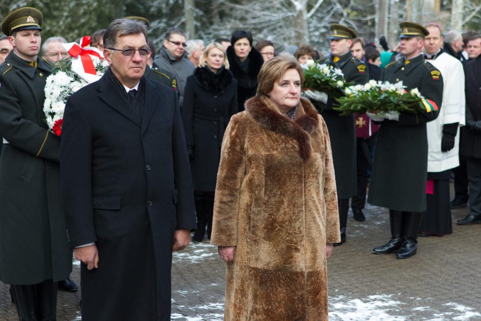 Antakalnio memoriale vyko Sausio 13-osios aukų pagerbimo ceremonija